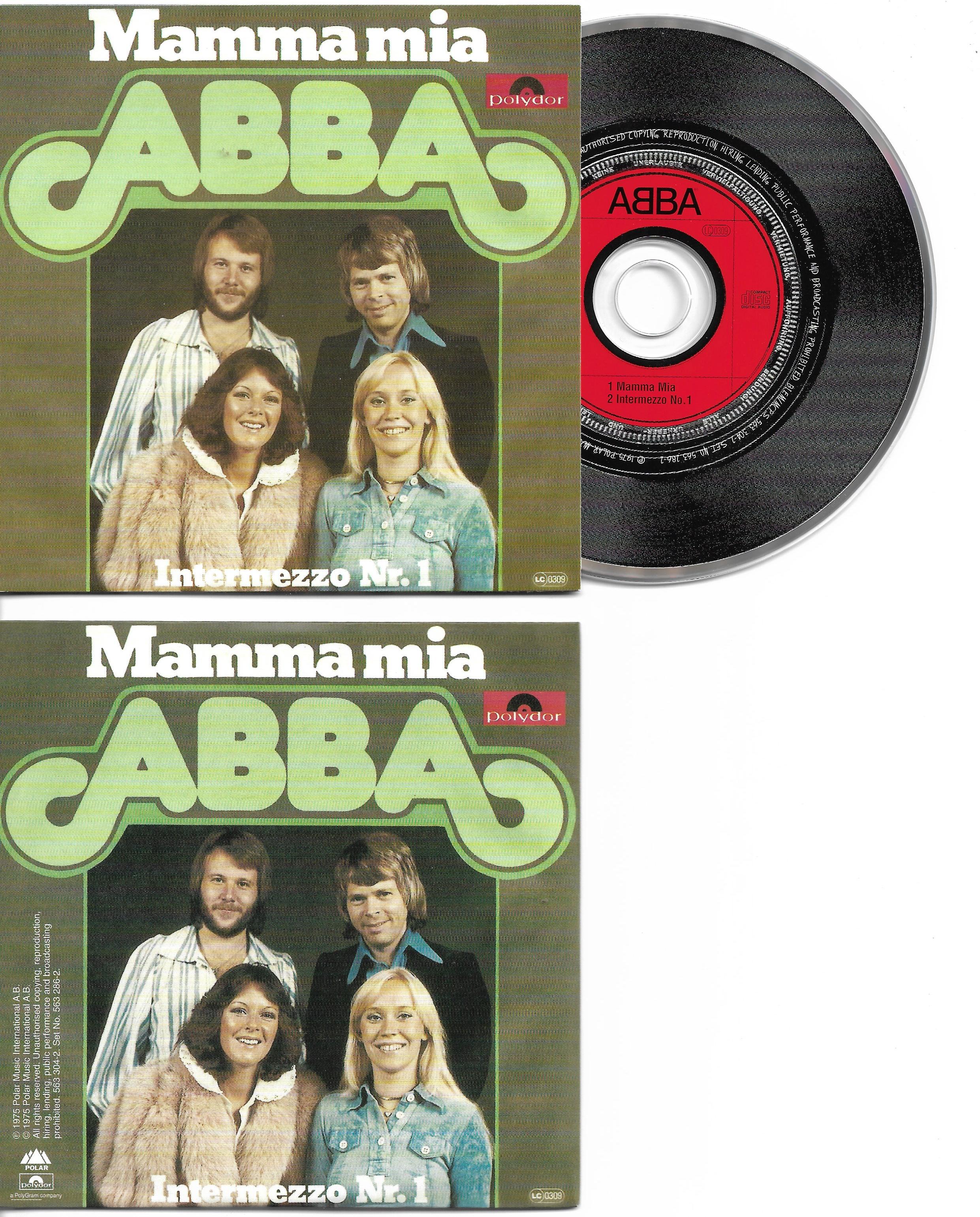 ABBA - Mamma Mia 2-track Card Sleeve