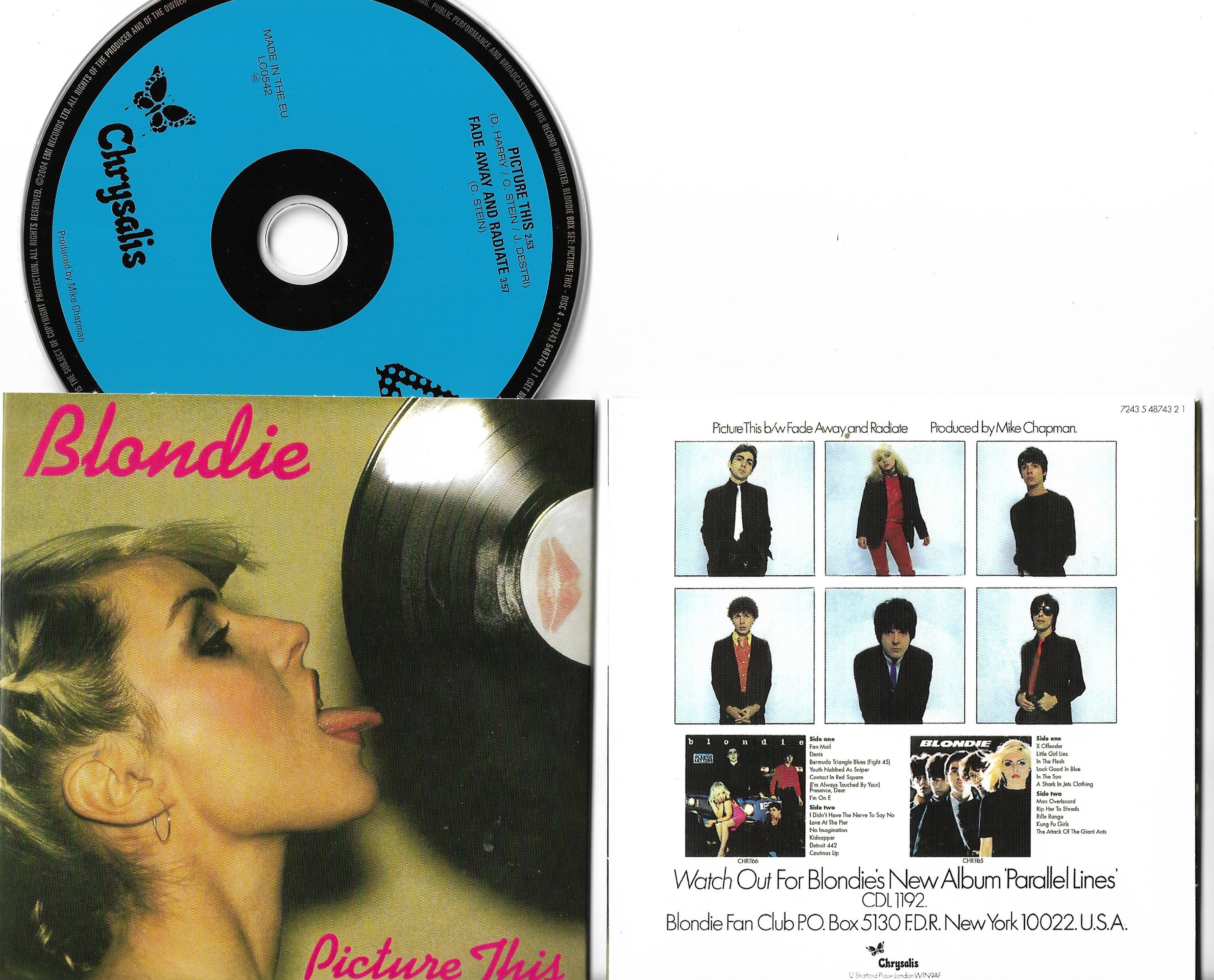 BLONDIE - Picture This 2-track Card Sleeve