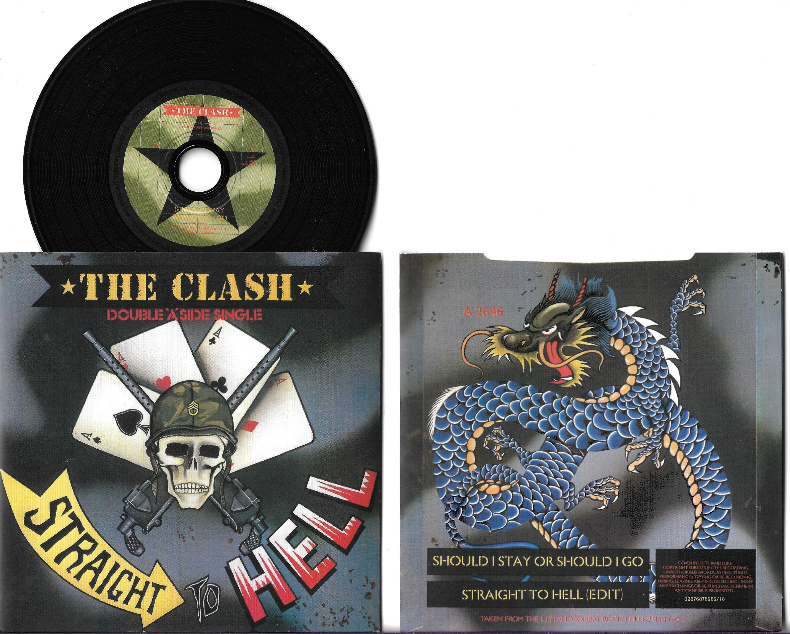 CLASH - Should I Stay Or Should I Go 4-track Card Sleeve