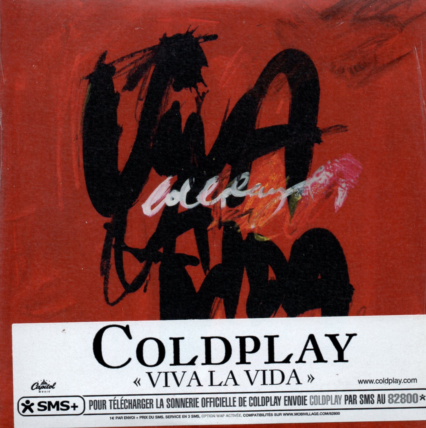 COLDPLAY - Viva La Vida Card Sleeve 2-track With Sticker