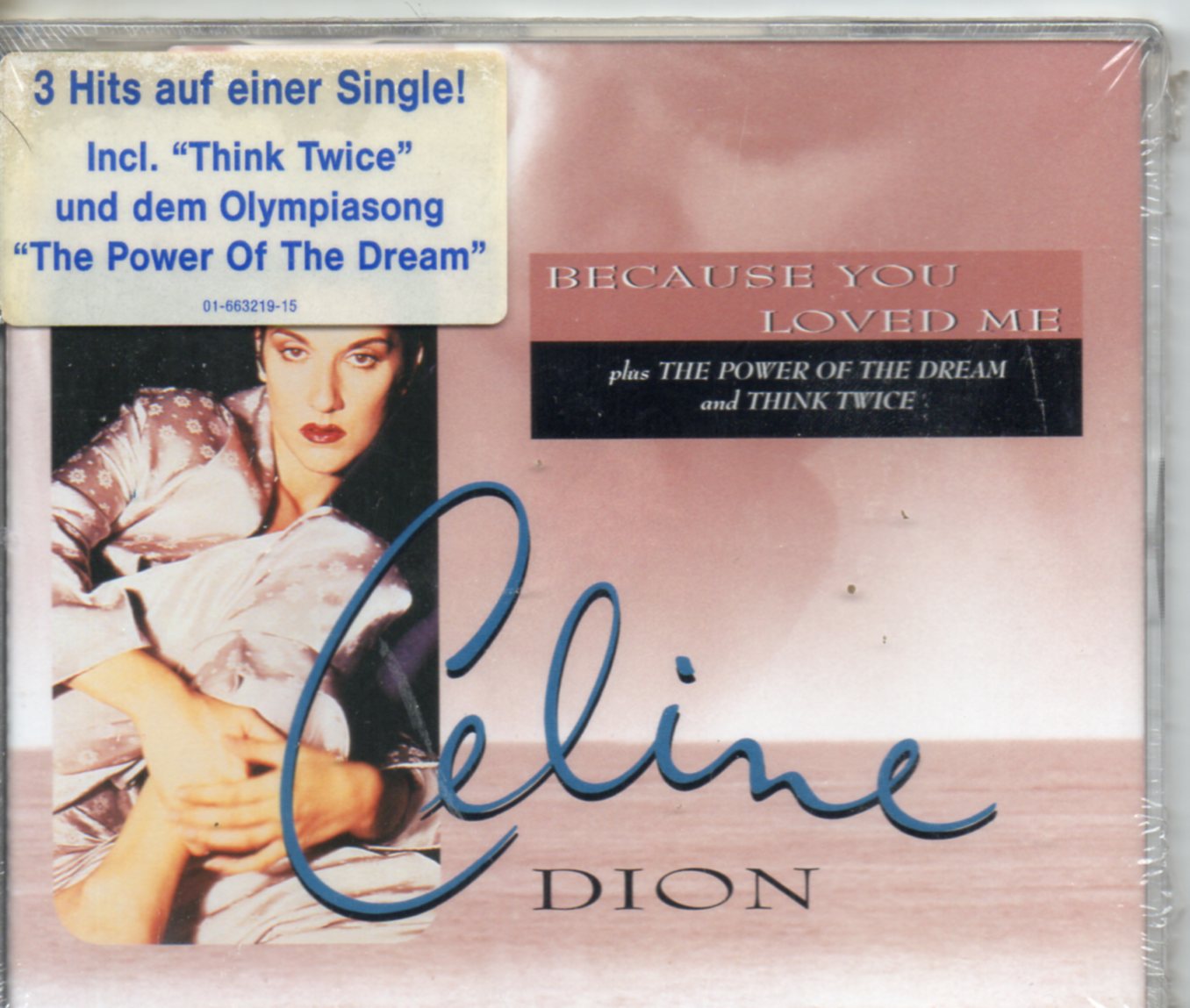 Because You Loved Me 4-track Jewel Case - Celine DION / Soundtrack up close & personal