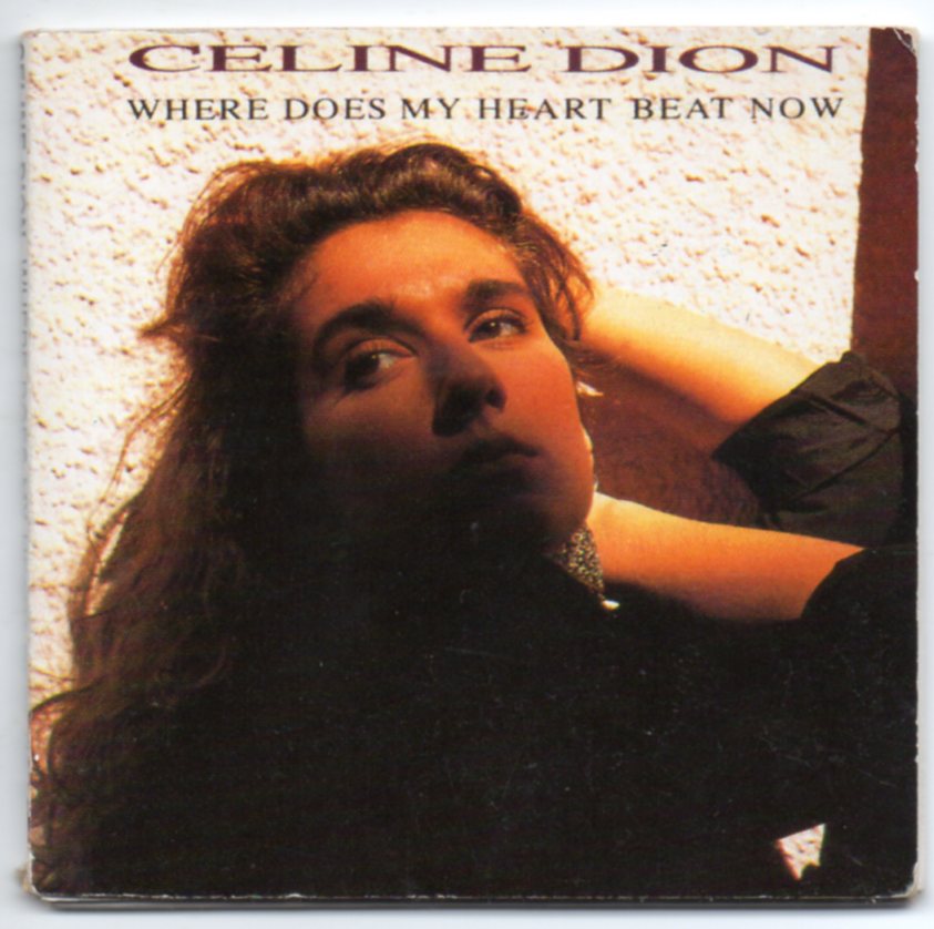 Celine DION - Where Does My Heart Beat Now 2-track 3" Gatefold Card Sleeve
