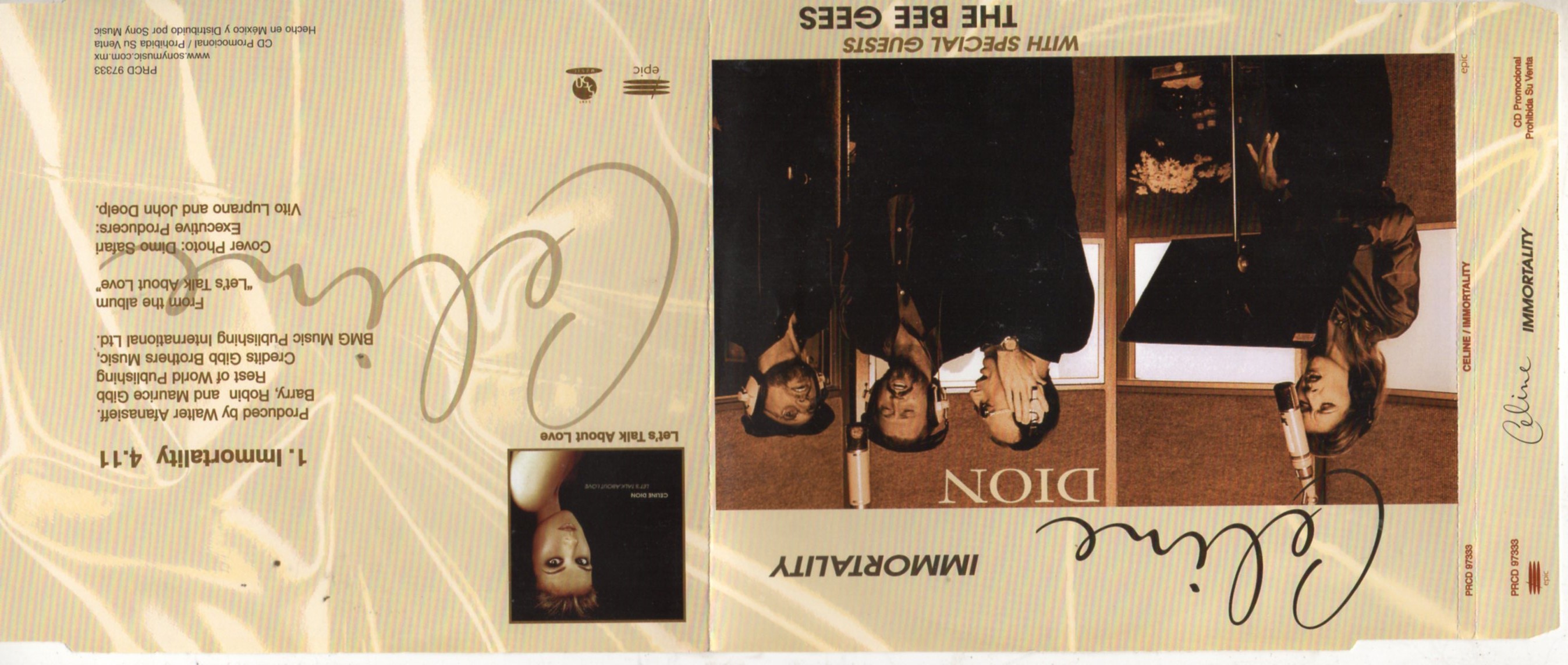 Celine DION & BEE GEES - Immortality 4 Track Jewel Case