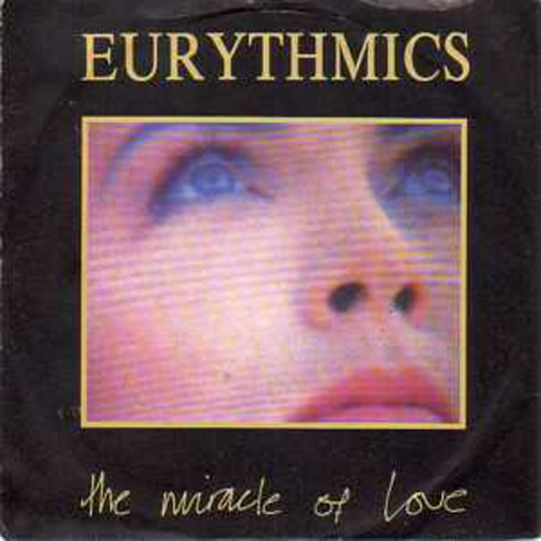EURYTHMICS - The Miracle Of Love Pinkish Sleeve