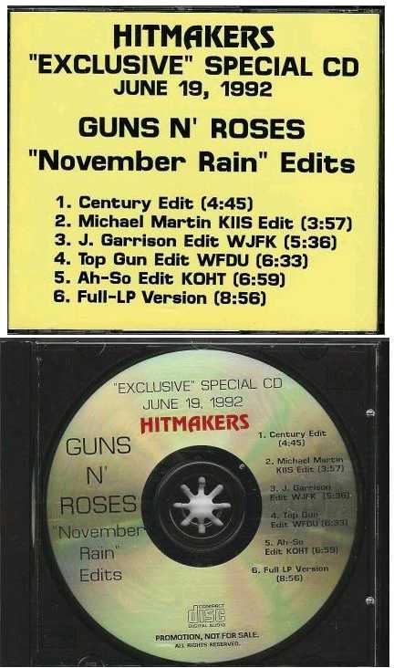 GUNS N' ROSES - November Rain Edits - Hitmakers