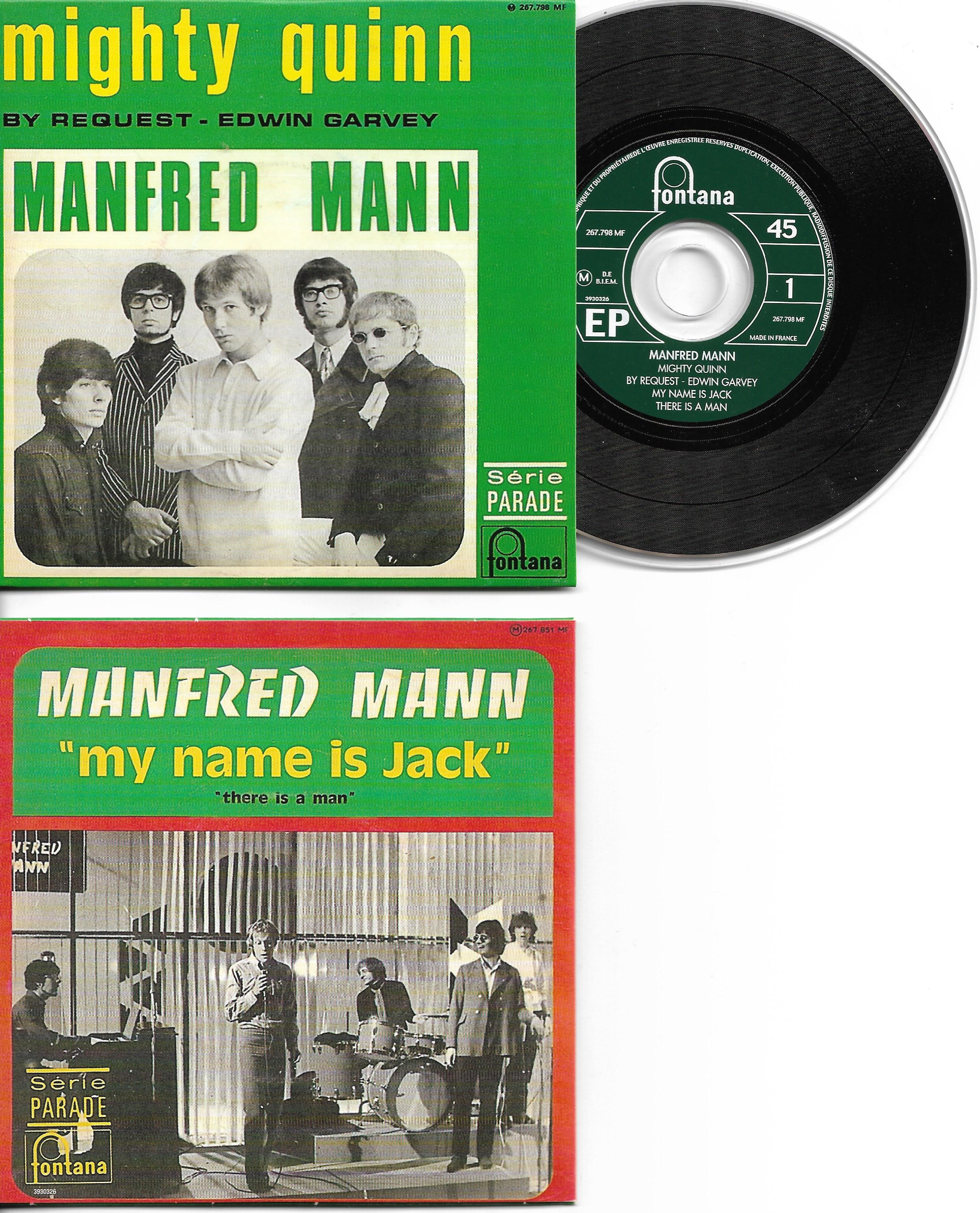 MANFRED MANN - Mighty Quinn 4-track Card Sleeve - French Sleeve - Very Limited Edition