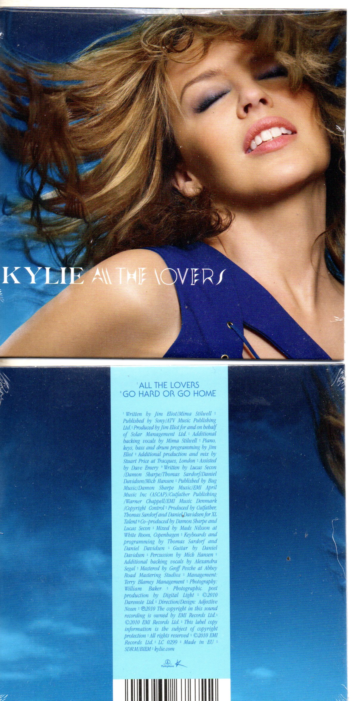 Kylie MINOGUE - All The Lovers 2-track Card Sleeve