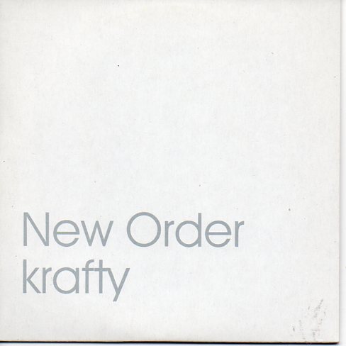 NEW ORDER - Krafty Promo 1-track Card Sleeve