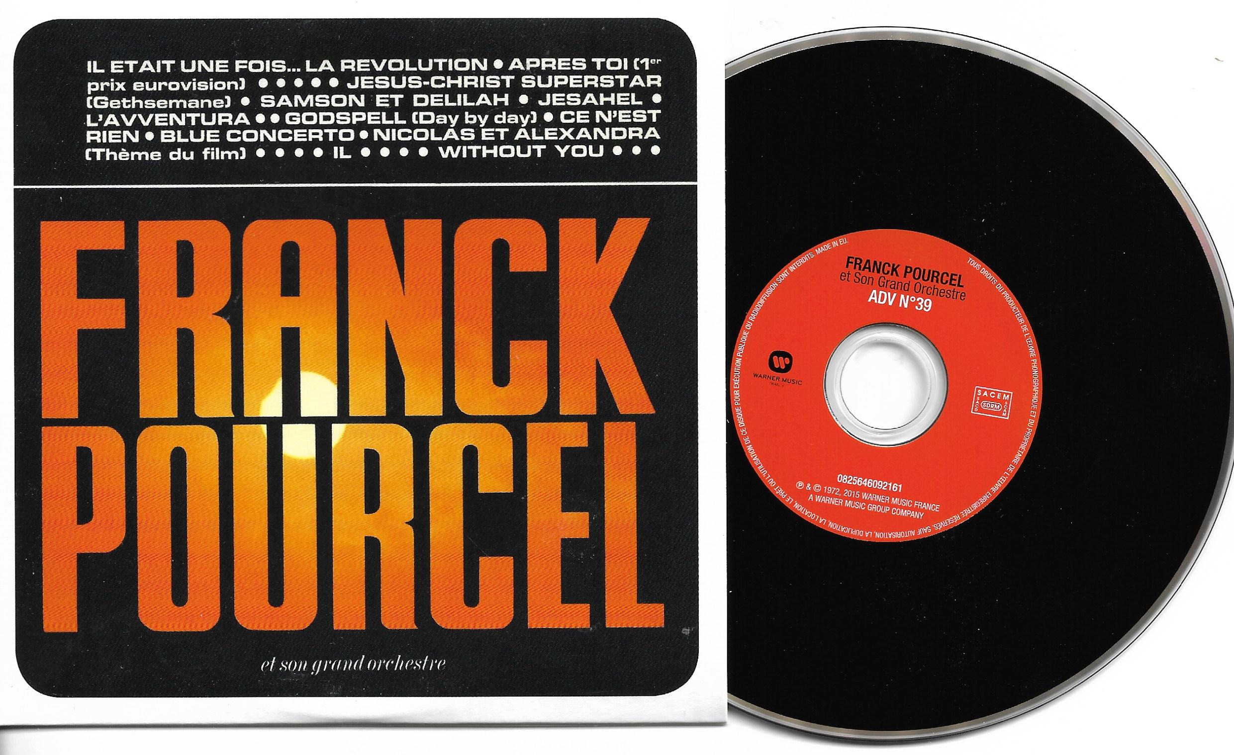 Franck POURCEL - Amour Danse Et Violons N°39 (1972 - Mini Lp Replica - 12-track Card Sleeve)