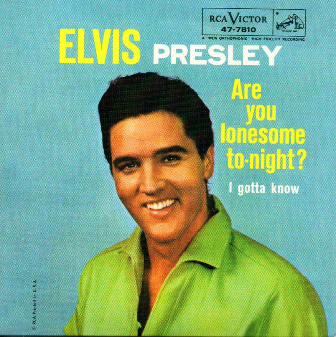 Elvis PRESLEY - Are You Lonesome Tonight ? 2-track Card Sleeve