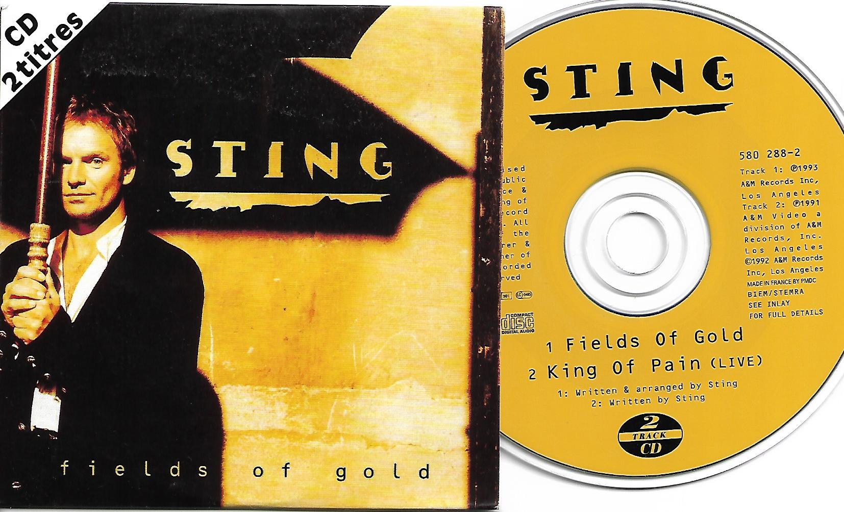 STING - Fields Of Gold Card Sleeve 2-track