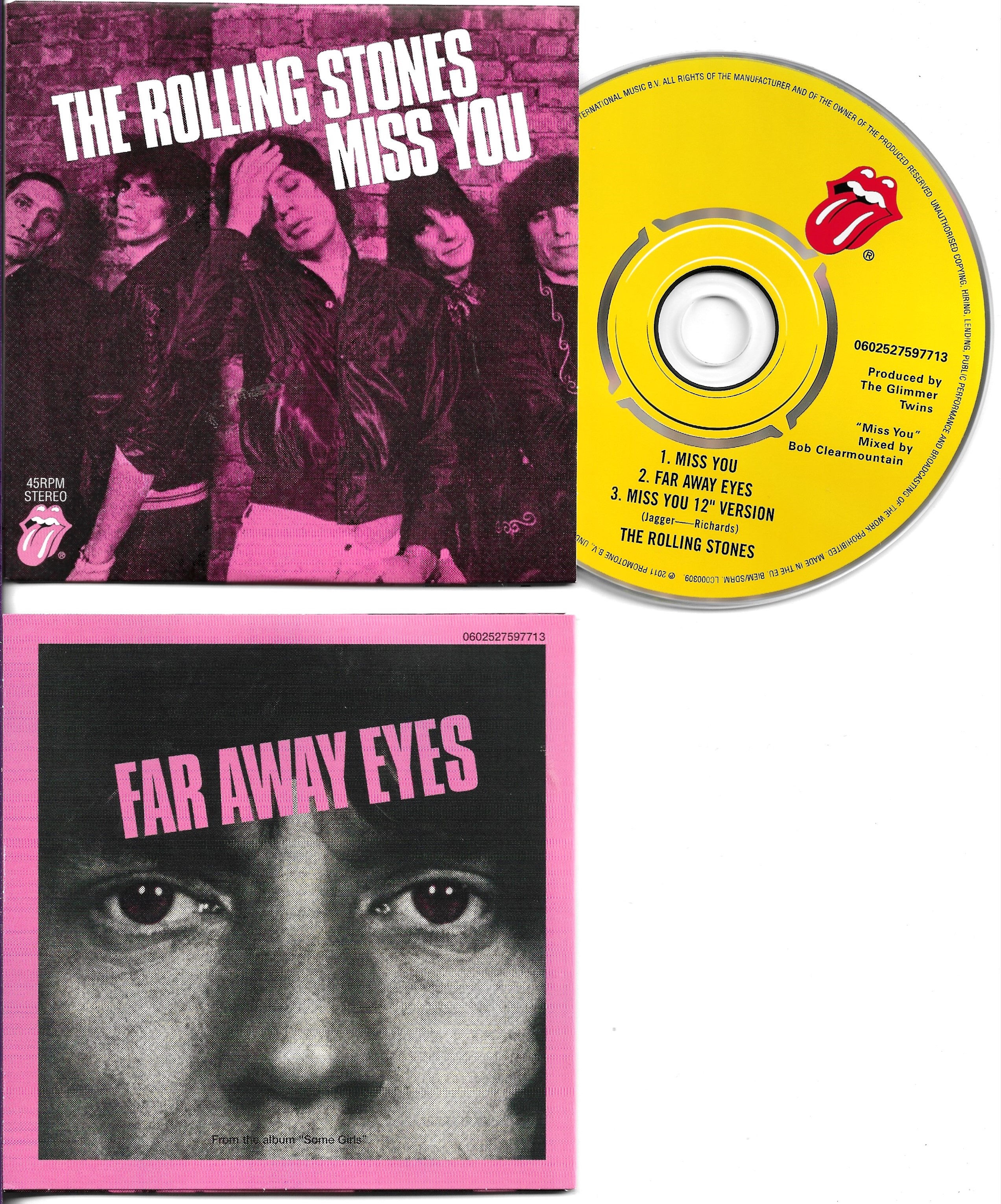 ROLLING STONES - Miss You (12" Version 3-track Card Sleeve)