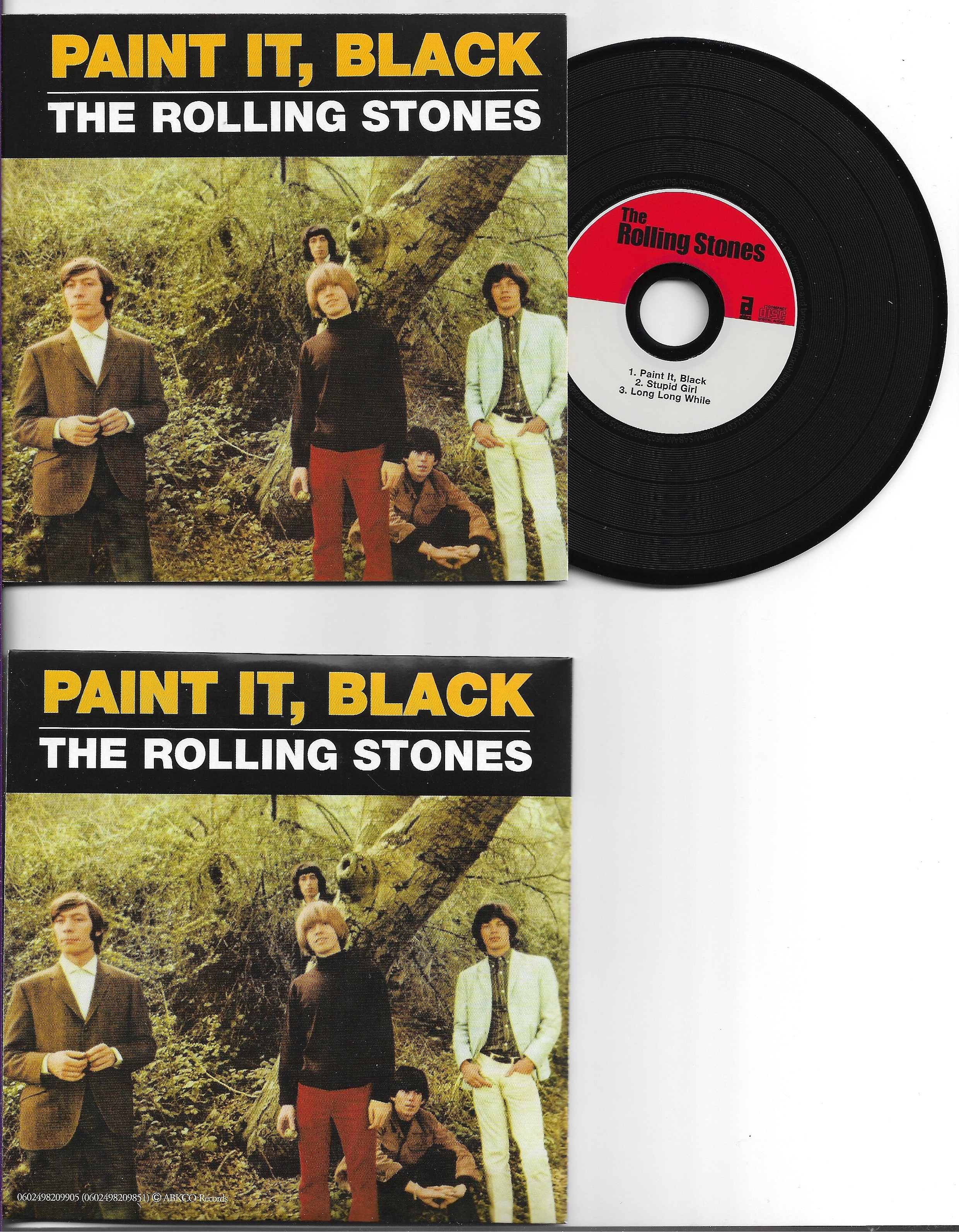 ROLLING STONES - Paint It Black 3-track Card Sleeve