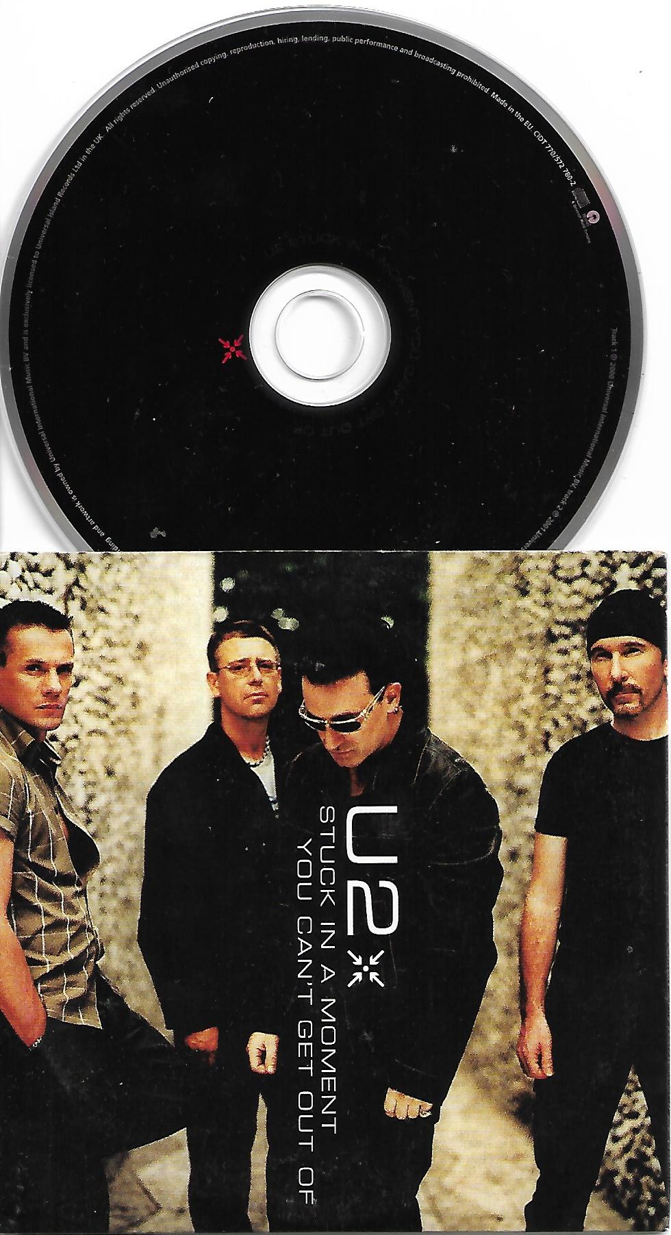 U2 - Stuck In A Moment 2 Tracks Card Sleeve