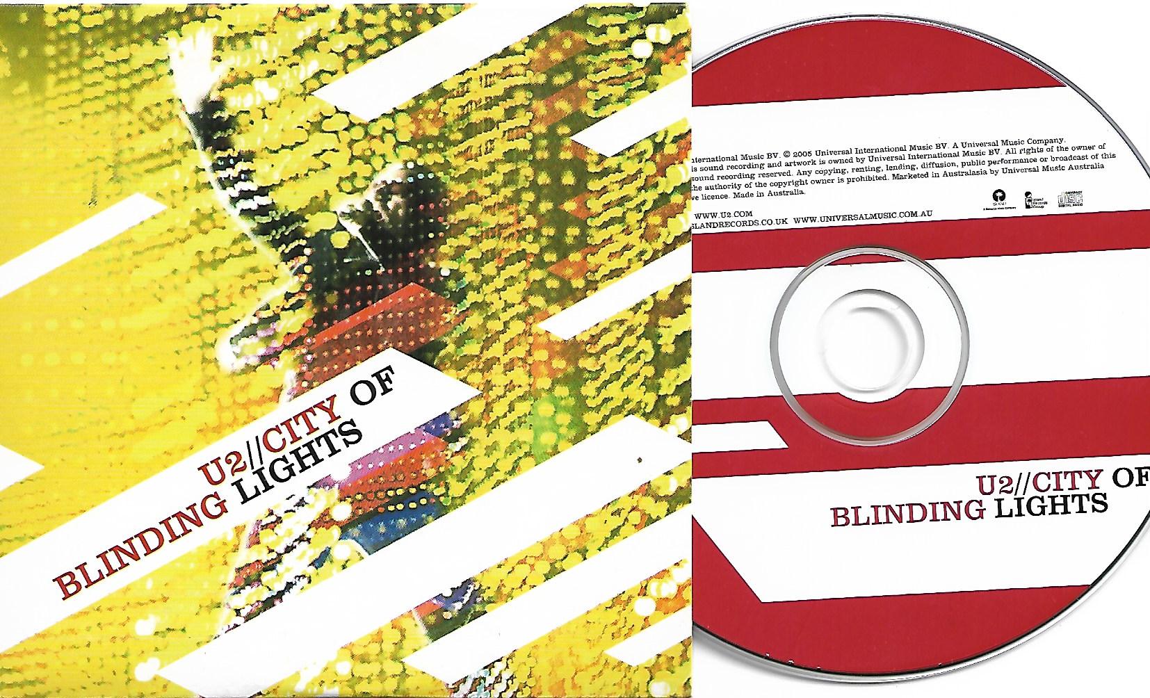 U2 - City Of Blinding Lights Card Sleeve - Australie -